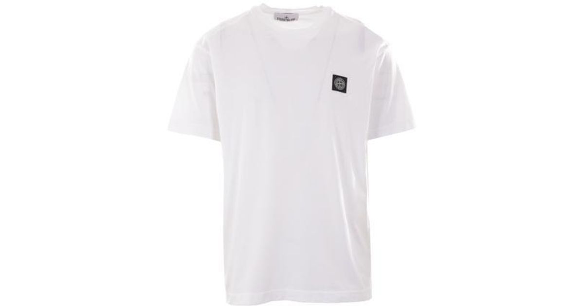 stone island white shirt