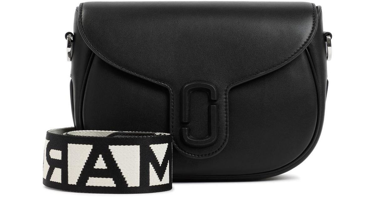 Marc Jacobs The Messenger Leather Bag in Black | Lyst