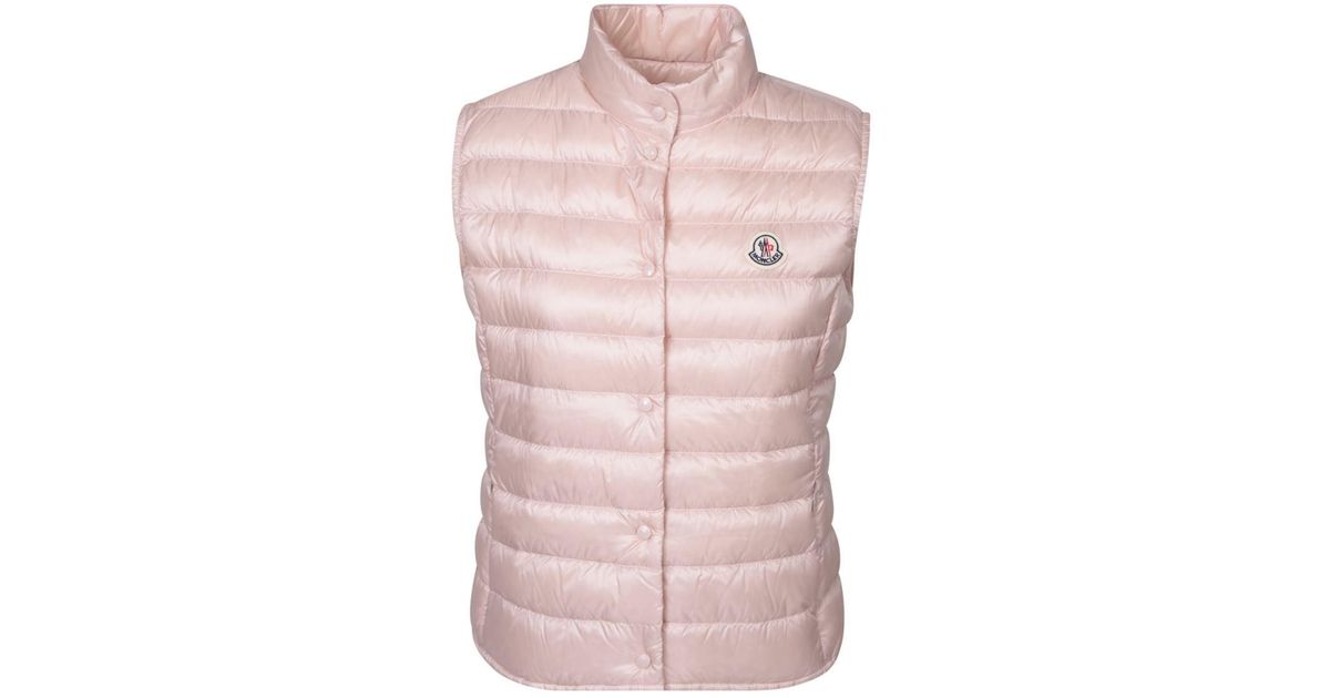 Moncler Vests in Pink Lyst
