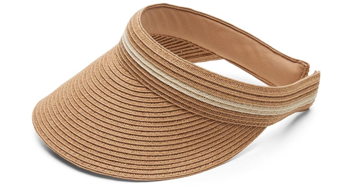 Banana Republic Straw Visor in Natural 