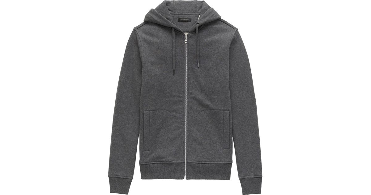banana republic french terry hoodie