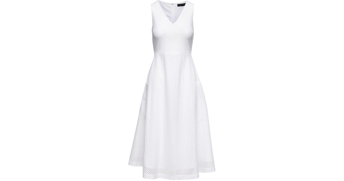 fit and flare midi dress with pockets
