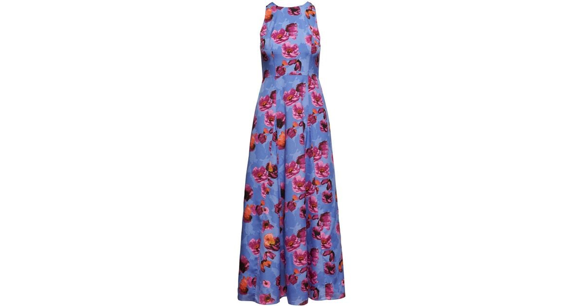 banana republic blue maxi dress