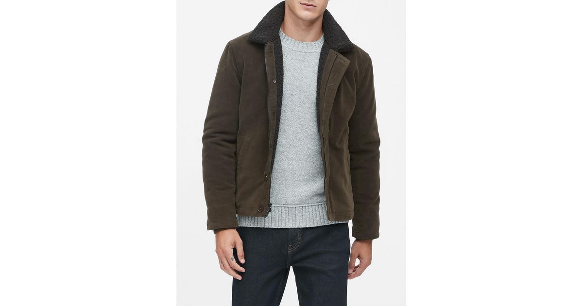 banana republic moleskin jacket