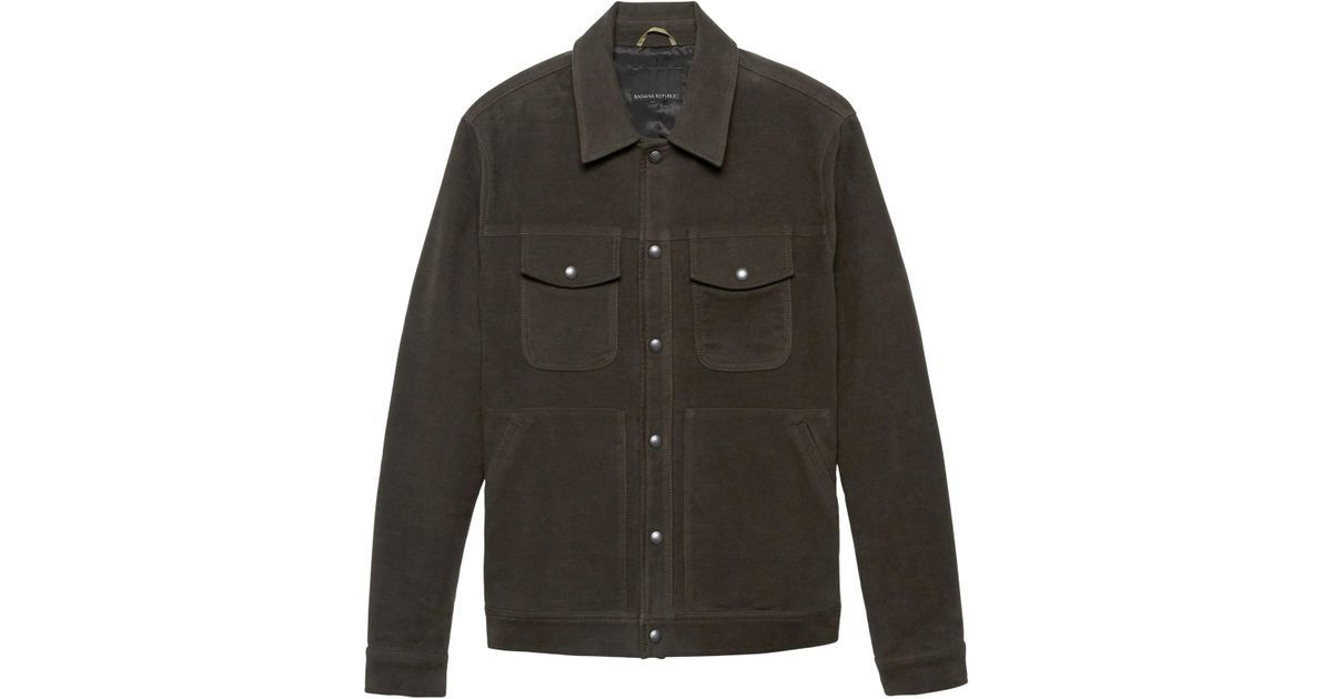 italian moleskin trucker jacket