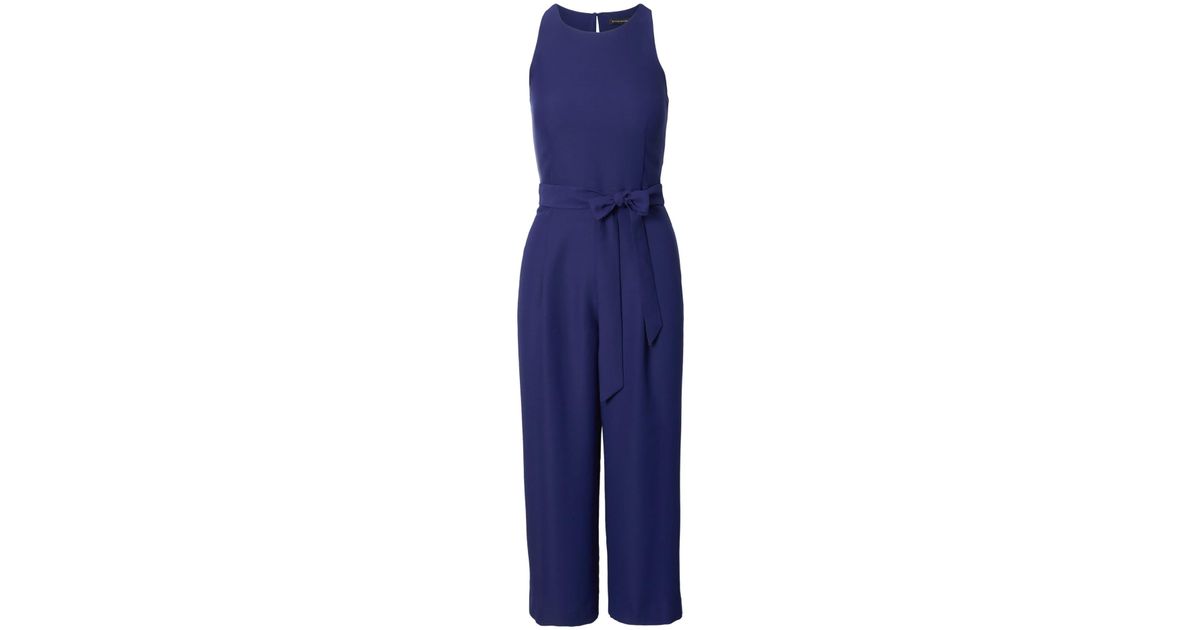 banana republic blue jumpsuit