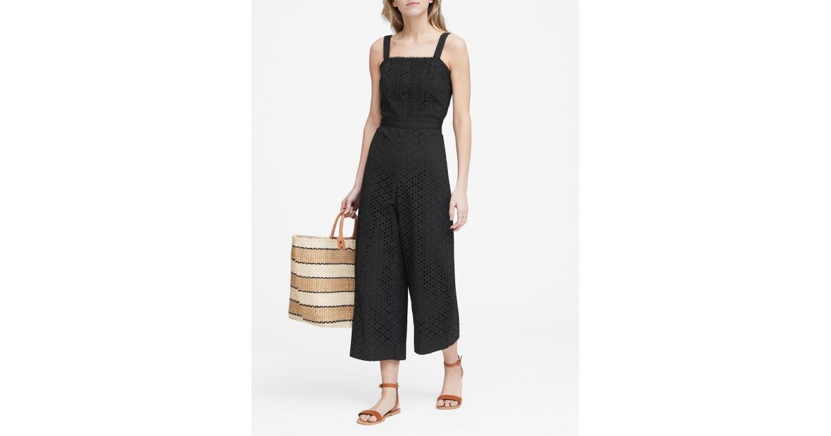 banana republic cropped jumpsuit