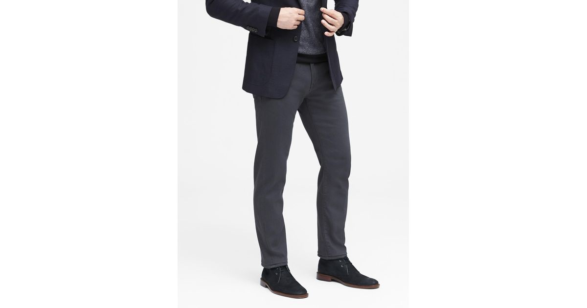 slim gray wash japanese traveler jean