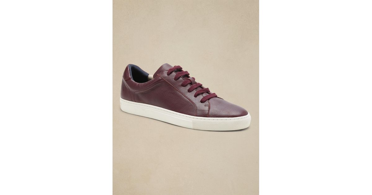 nicklas leather sneaker banana republic
