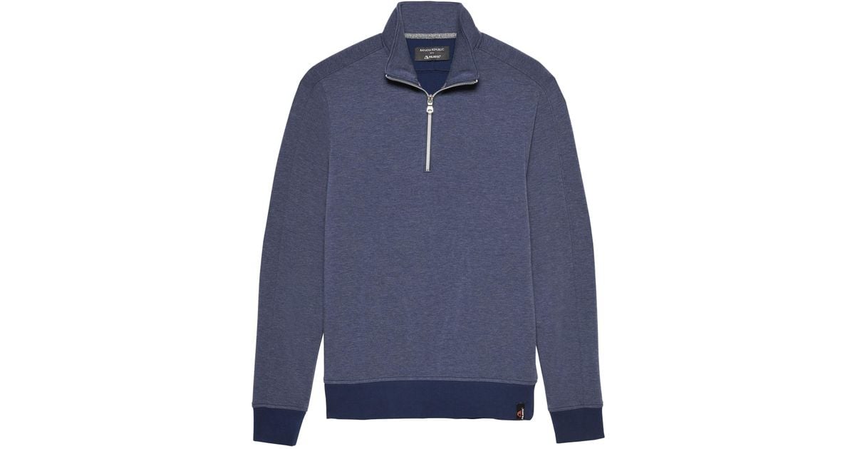 banana republic polartec half zip