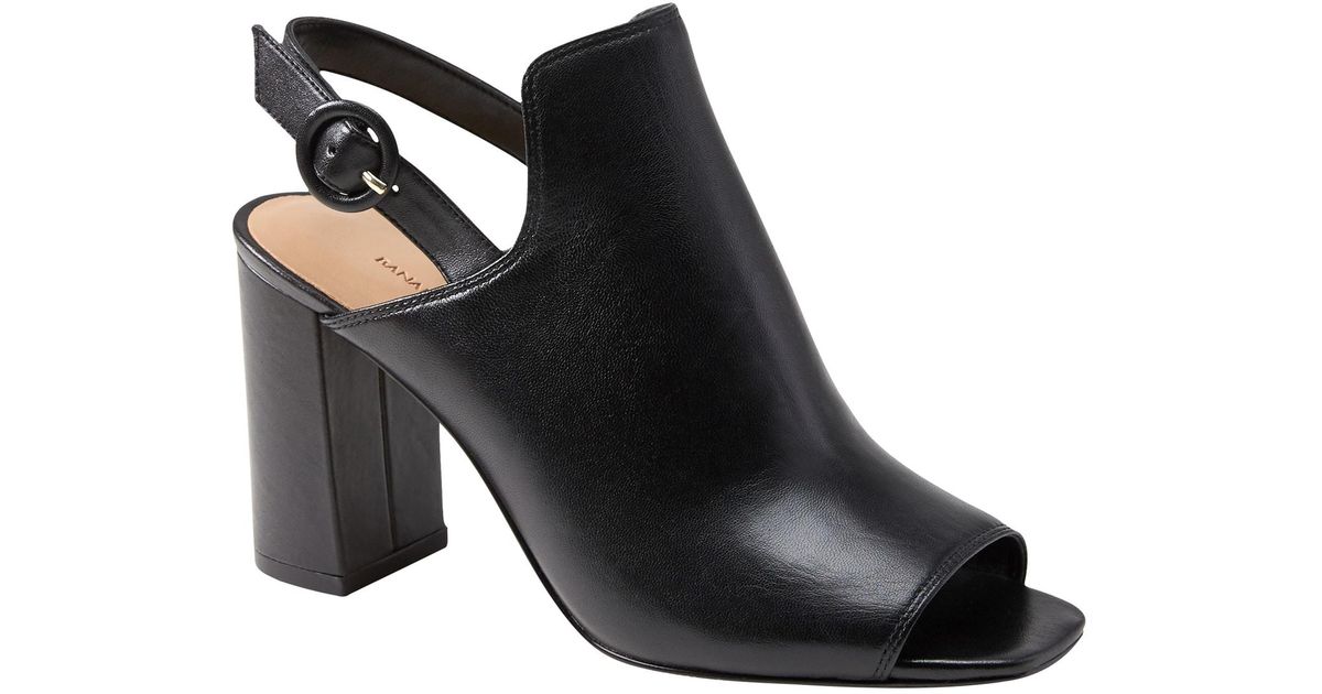banana republic peep toe bootie