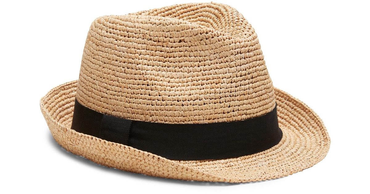 Banana Republic Packable Straw Fedora 