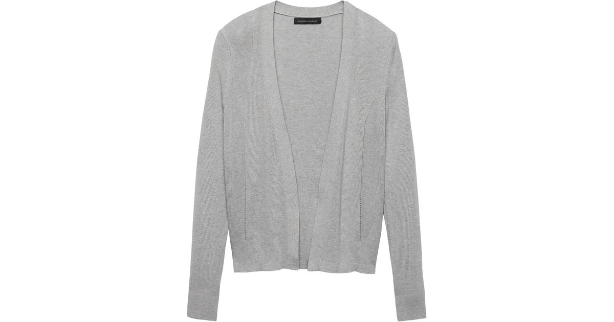 banana republic cropped cardigan