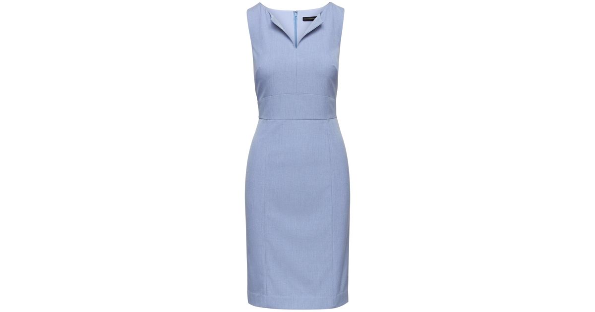 baby blue sheath dress