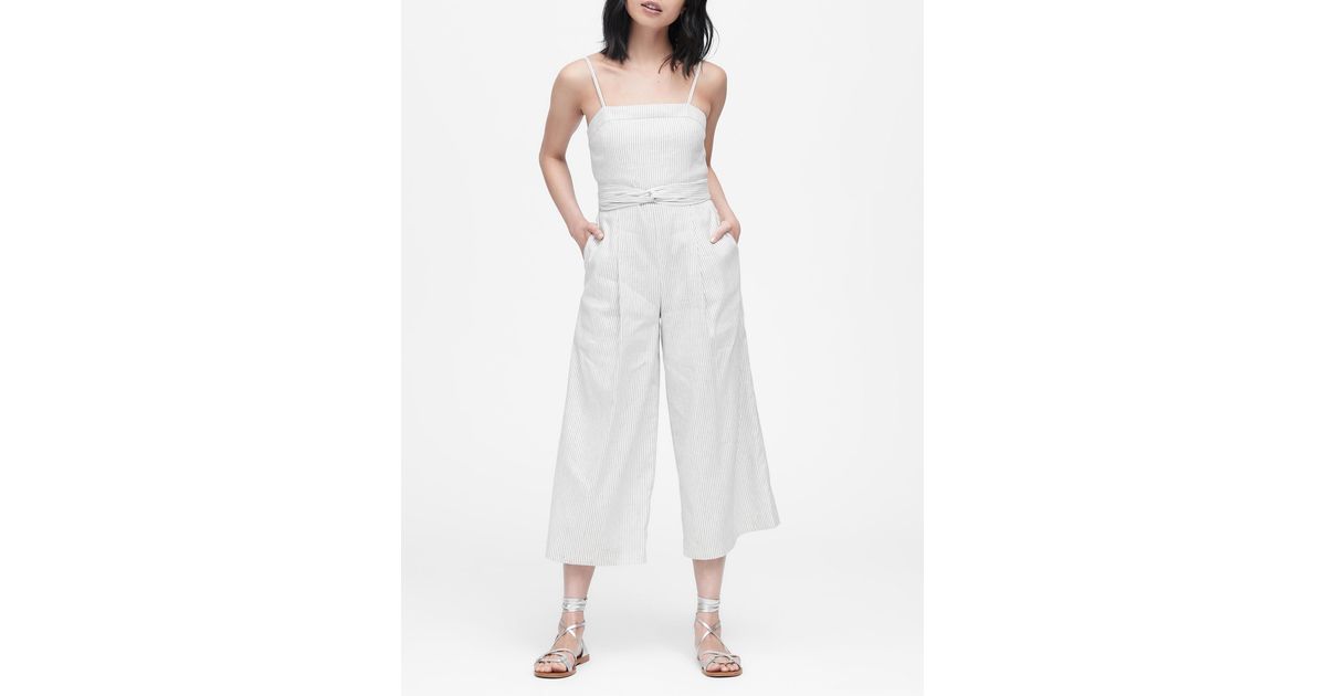Banana Republic Stripe Linen-cotton 