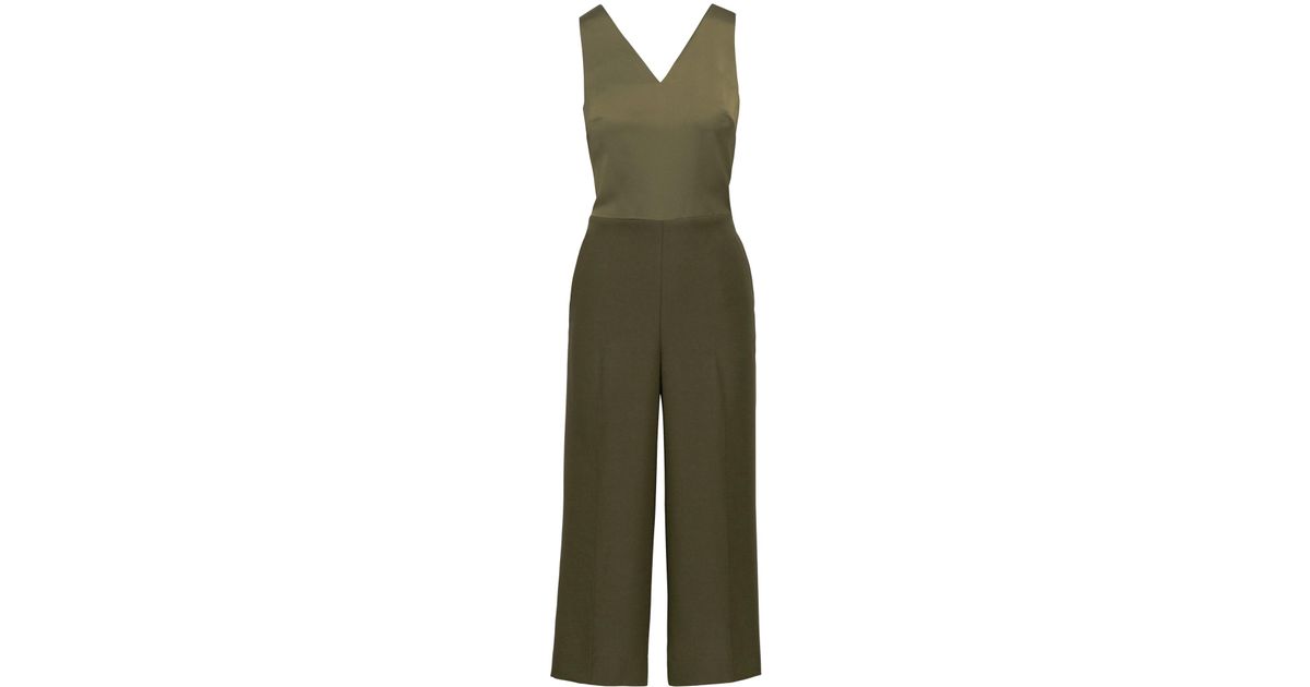 banana republic green jumpsuit
