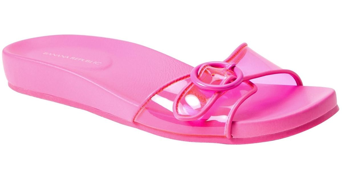 hot pink adidas slides