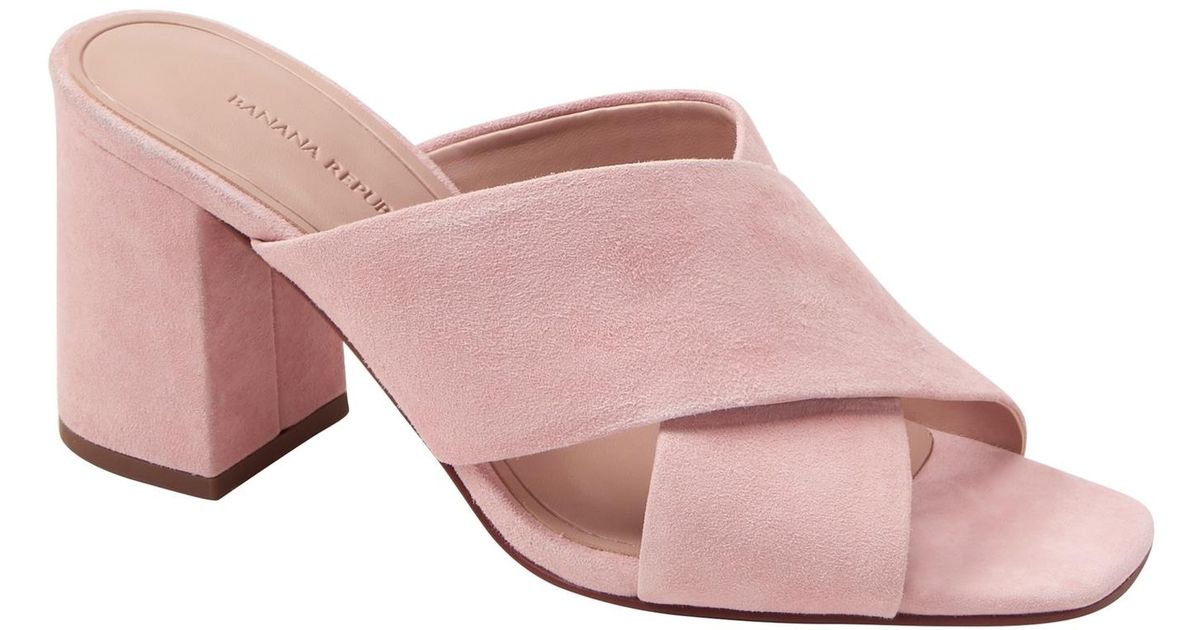 criss cross mule sandal