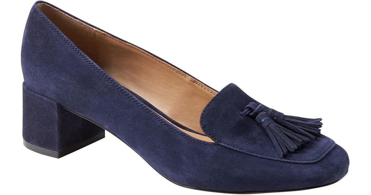 tassel loafer heels