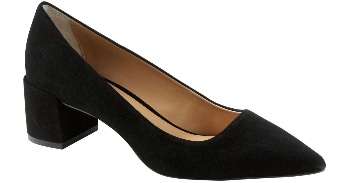 banana republic block heel