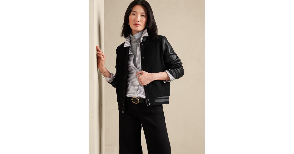 Banana Republic Factory Varsity Jacket 