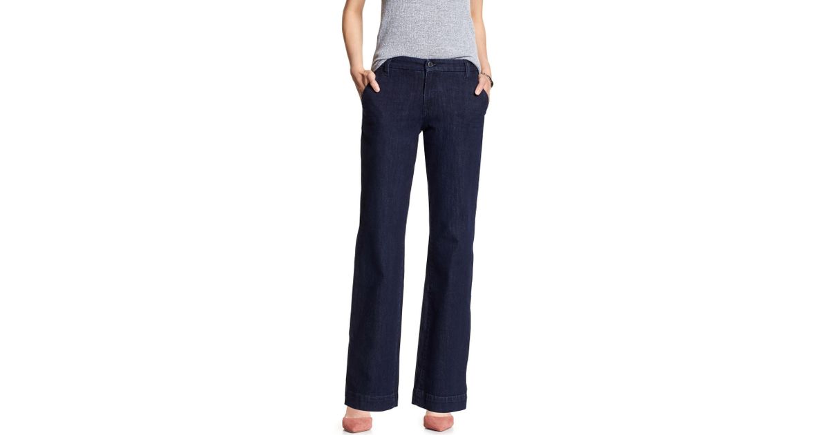 Petite Rinse Trouser Jean 