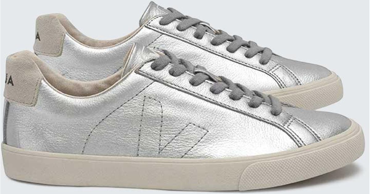 Veja Esplar Sneaker in Silver (Metallic) - Lyst