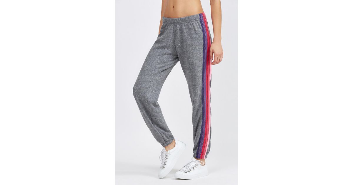 grey pink sweatpants