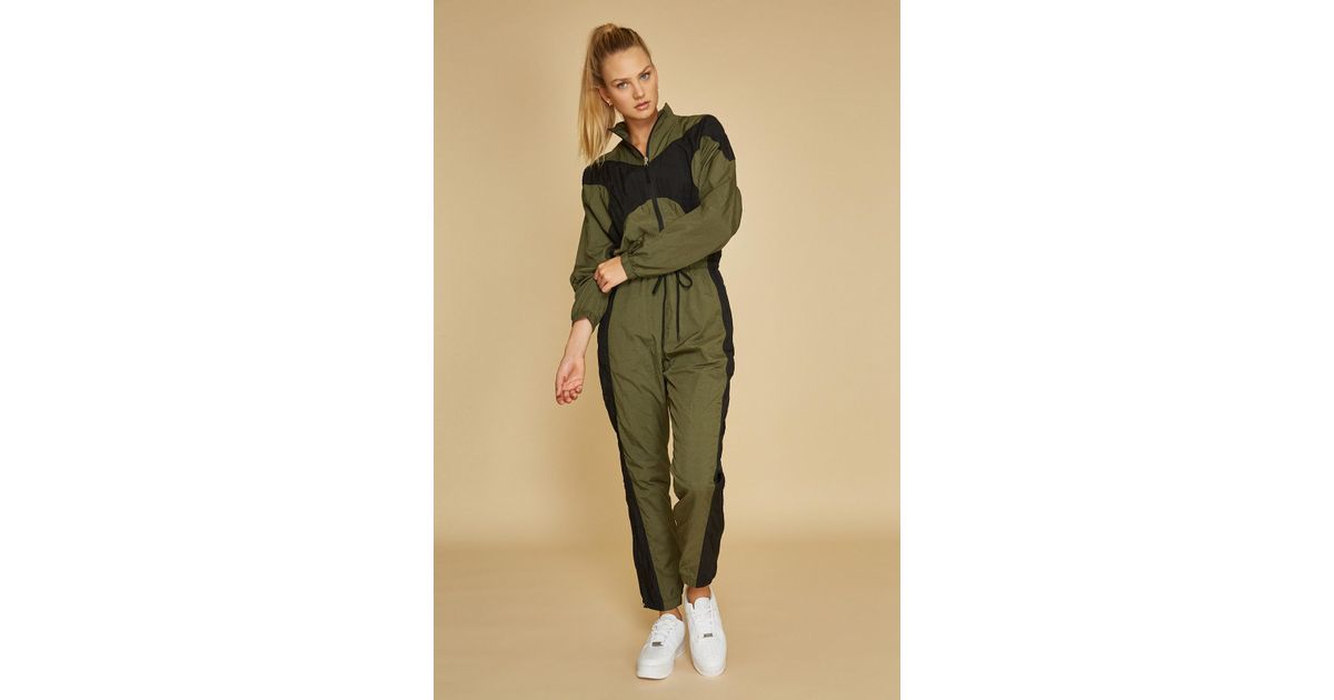 nike green jumpsuit