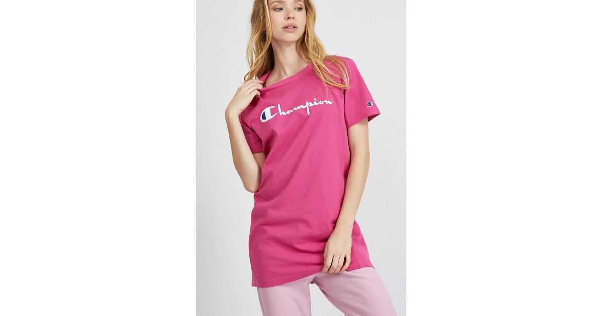 hot pink champion shirt