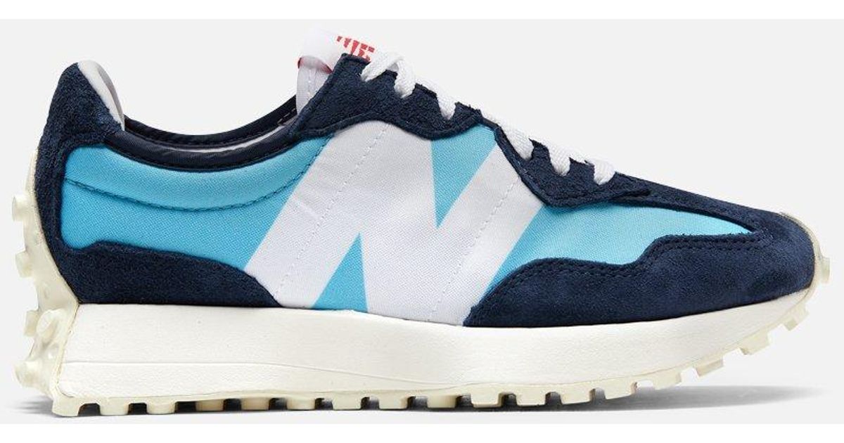new balance 327 leather and mesh