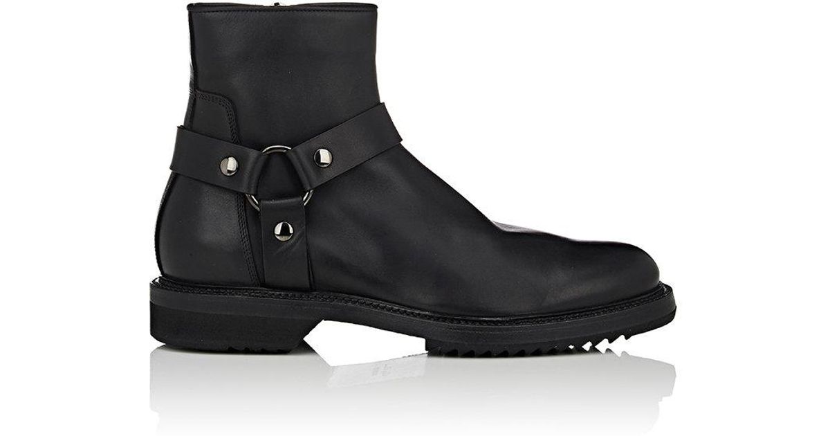 rick owens harness boots