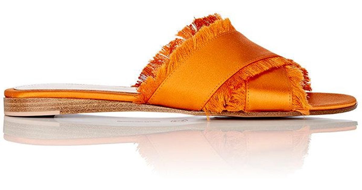 gianvito rossi orange heels
