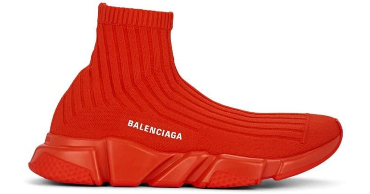 balenciaga men's toe knit high top sneakers