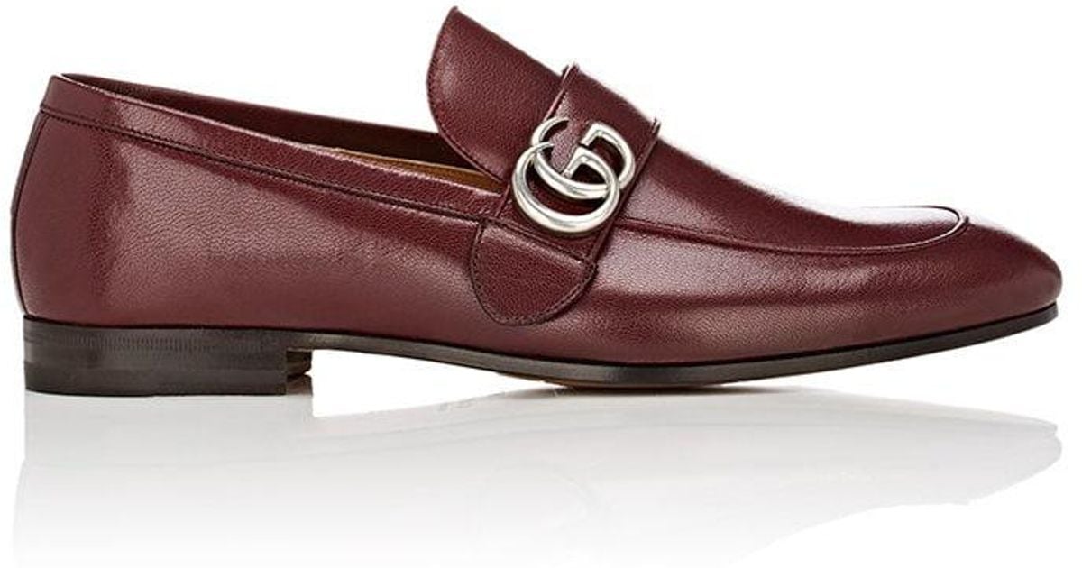 gucci donnie web leather loafer