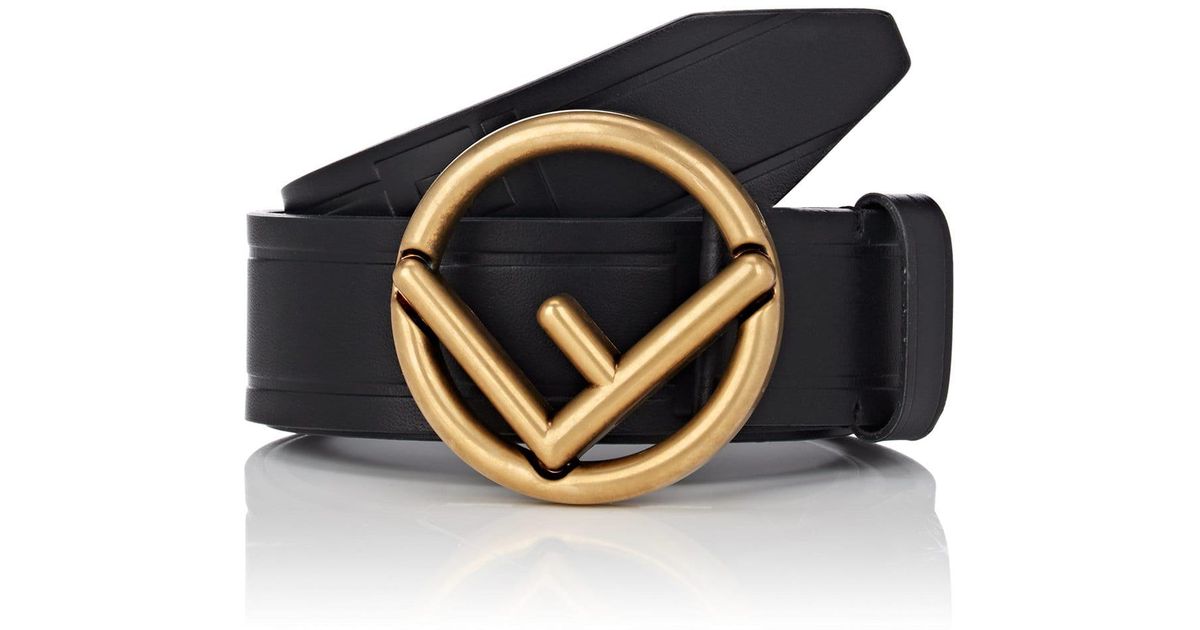 gold fendi belt
