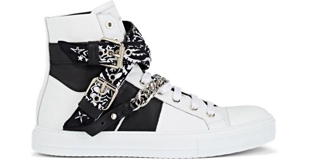 Amiri Sunset Leather Sneakers in White for Men - Lyst