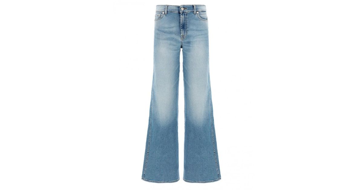 7 For All Mankind Denim Lotta Luxe Vintage Dream Jeans in Blue - Lyst