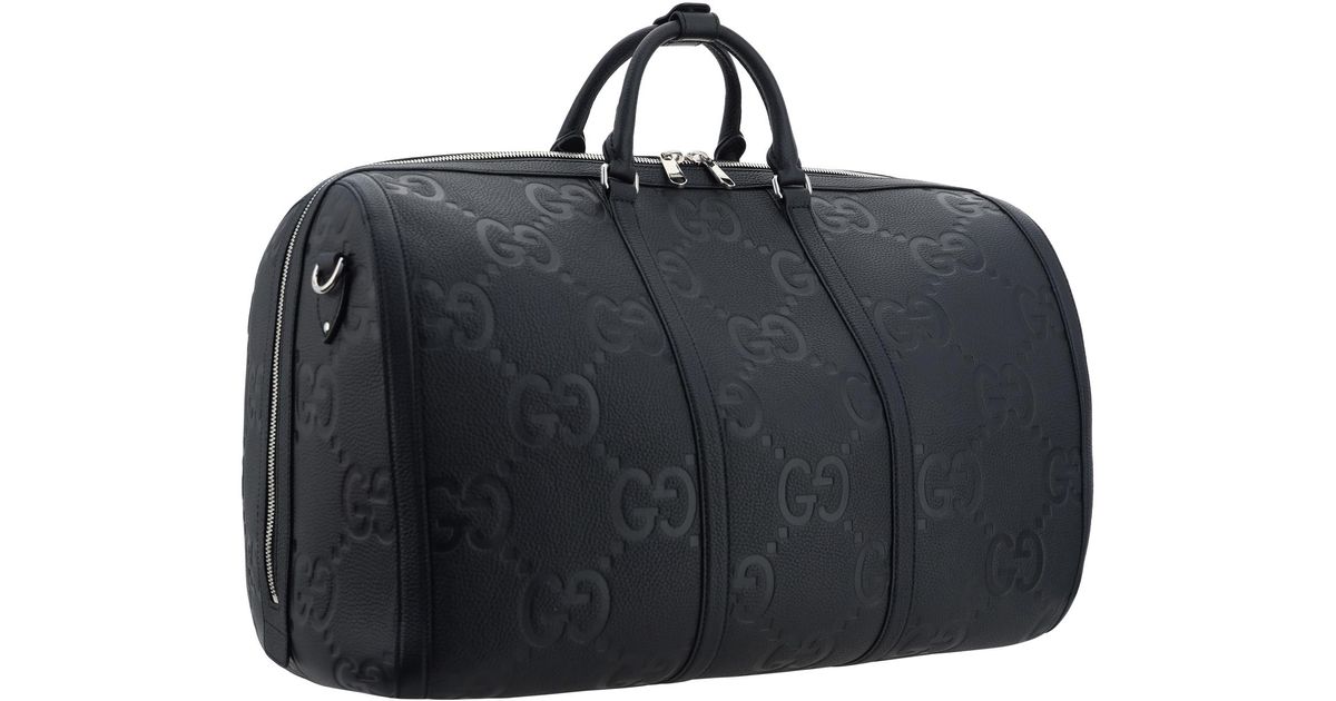 Gucci Jumbo Travel Duffle Bag in Black for Men Lyst