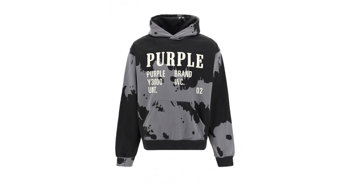 Purple Brand Hoodie 601 in Gray for Men