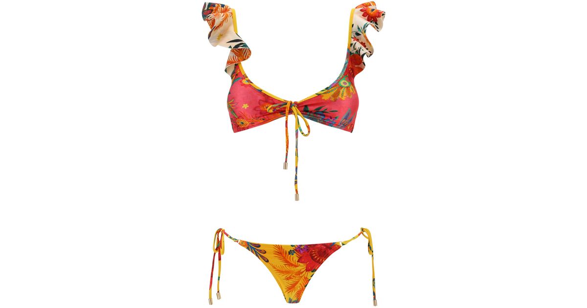 Zimmermann Swimwear in Red Lyst
