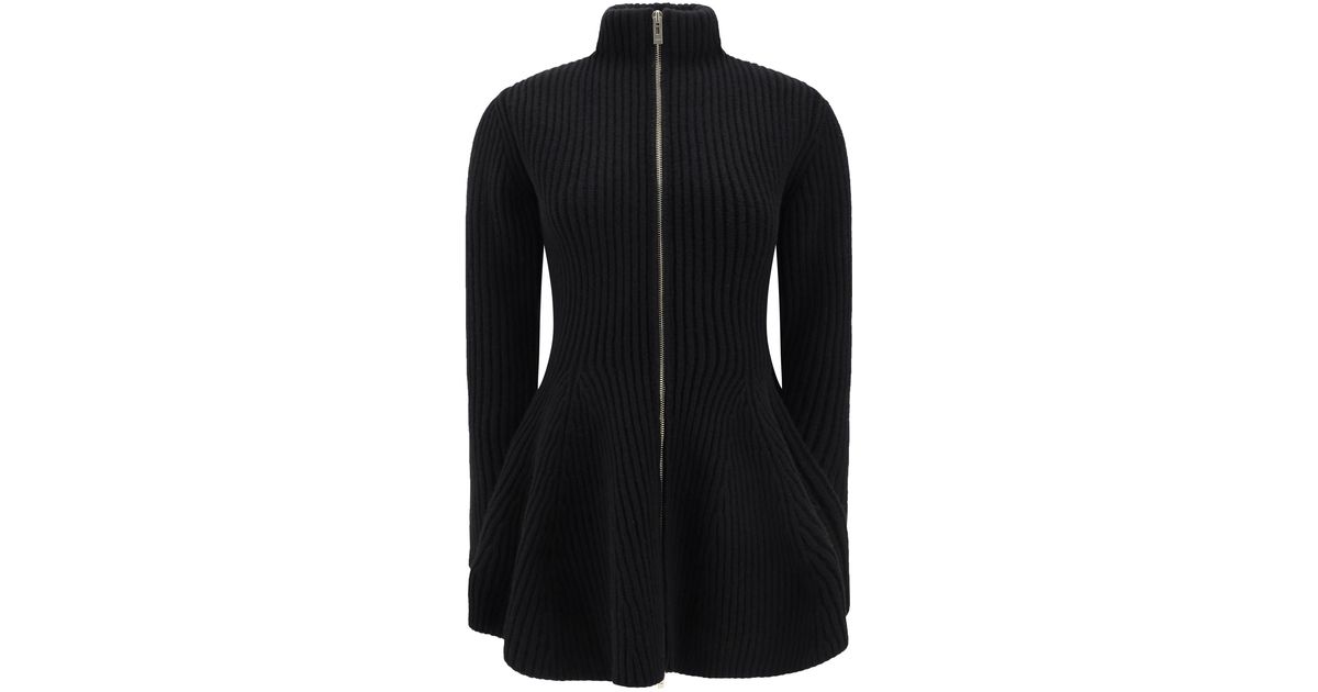 アウターその他 ALAIA PEPLUM CARDIGAN Alaia Cream Wool Peplum Cardigan M Alaia | TLC
