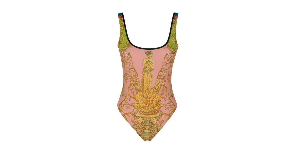 Versace Synthetic Swimwear One Piece Lyst UK
