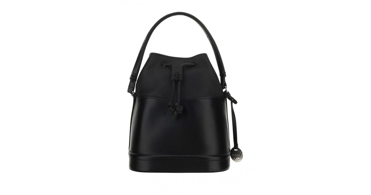 STAUD Leather Bucket Bag in Black Lyst