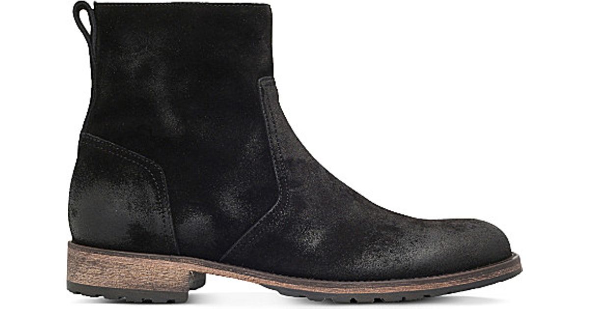 belstaff attwell suede boots