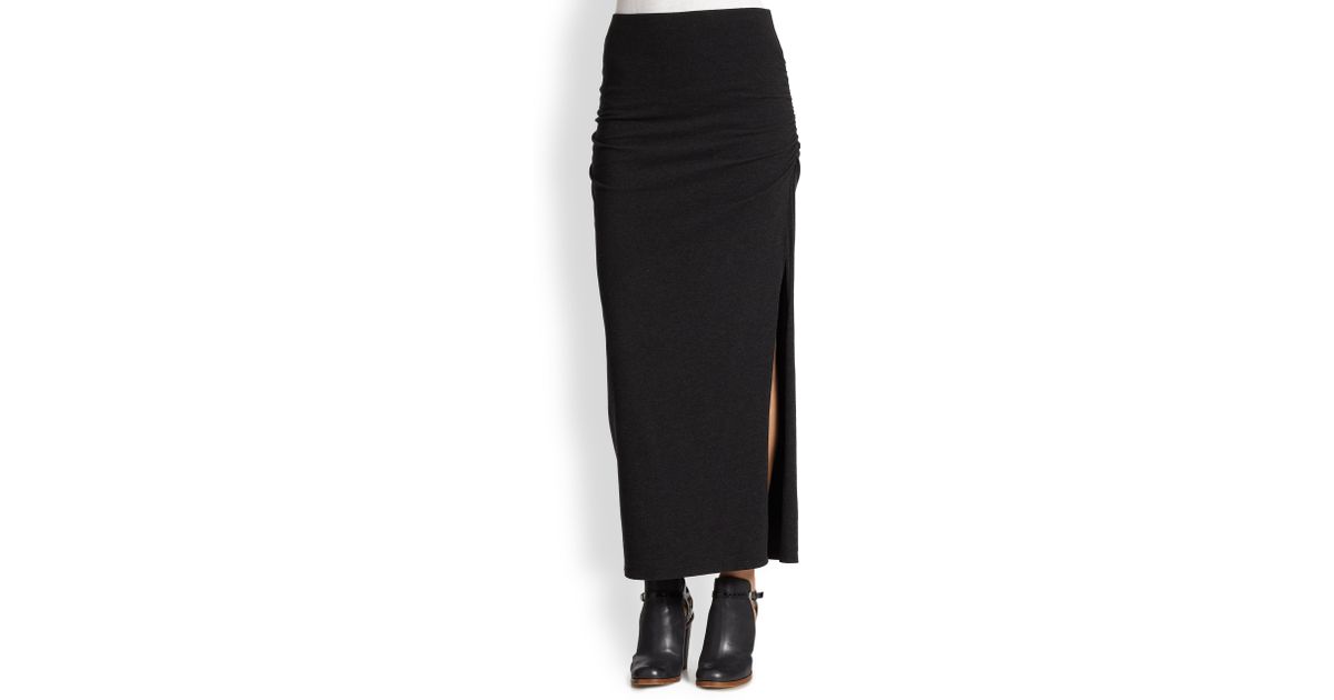 james perse ruched skirt
