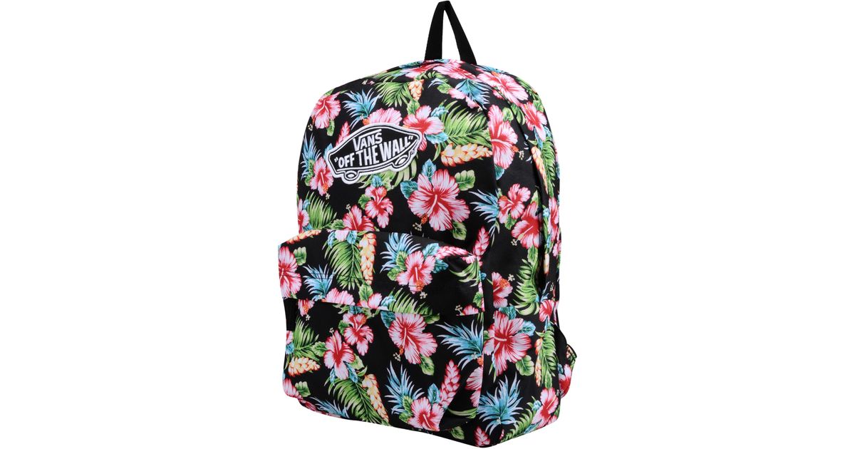 vans hawaiian print backpack