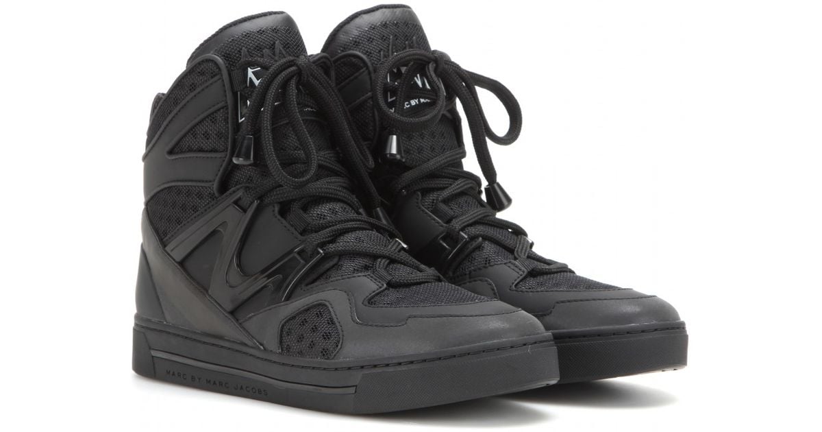 marc jacobs high top sneakers