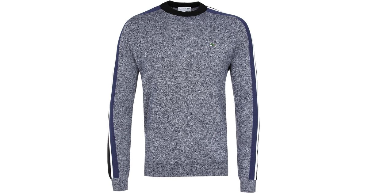 lacoste grey wool jumper