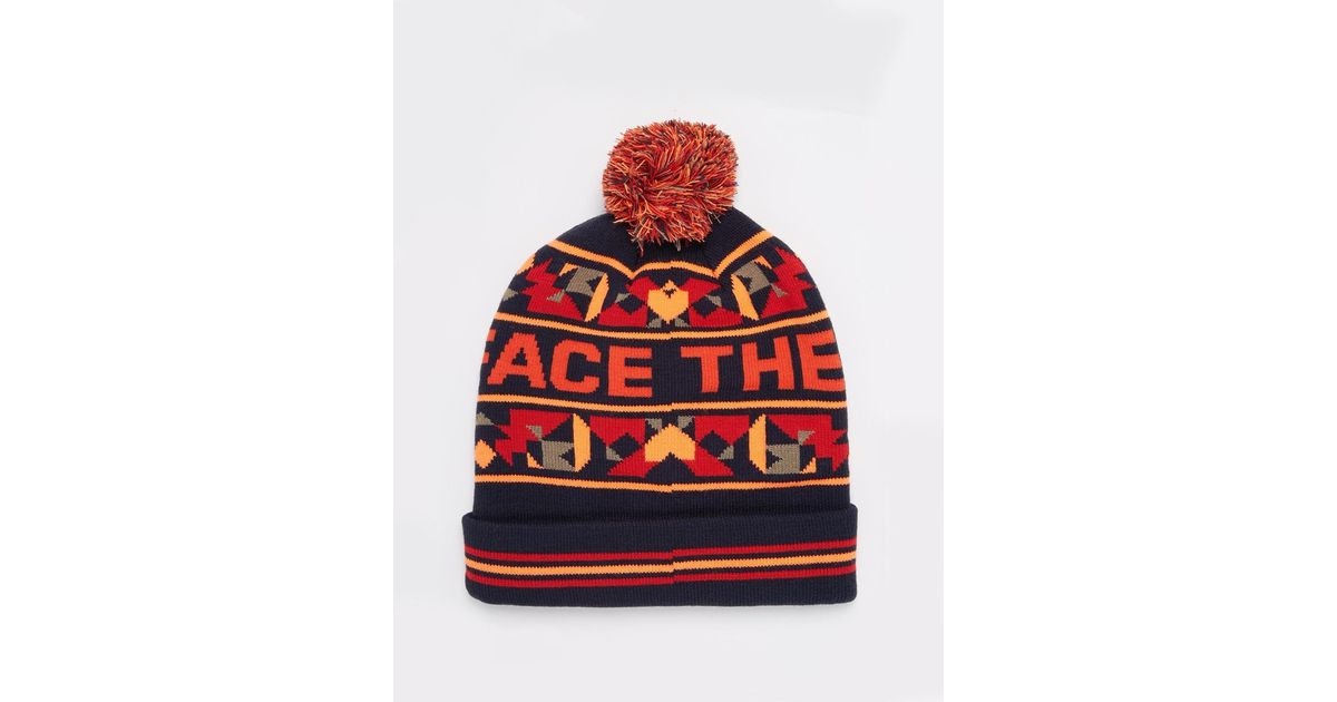 north face ski tuke bobble hat